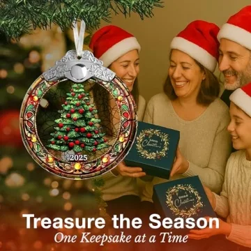 Unique 2025 Glass Fairy Ornament for Christmas Gifts