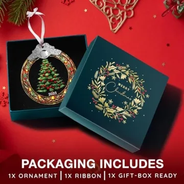 Unique 2025 Glass Fairy Ornament for Christmas Gifts