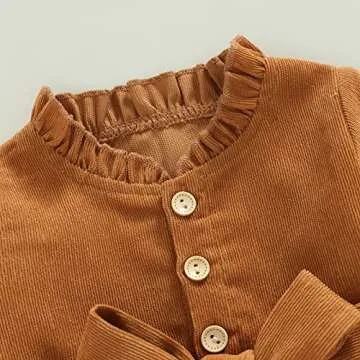 Plaid Baby Girls Dress for Fall and Winter Wear