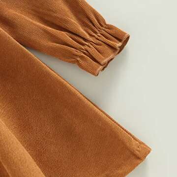 Plaid Baby Girls Dress for Fall and Winter Wear