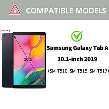 iPad 9th Generation Case with Keyboard 10.2 inch, Removable Wireless Bluetooth Keyboard| Slim Folio ...