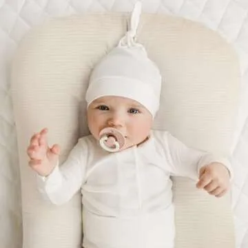 Konssy Muslin Baby Lounger Cover 1 Pack, 100% Cotton Newborn Lounger Cover, Soft and Breathable Lounger Slipcover, Cover Only