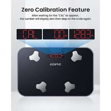 RENPHO Travel Scale for Body Weight, Portable Weighing Machine for Traveling, 13 Body Composition Analyzer BMl Health Monitor with App, 400 lbs, Elis Go, 11.02" x 7.09"