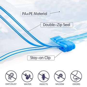 FYY Travel Space Saver Bags - Compression Storage Solution