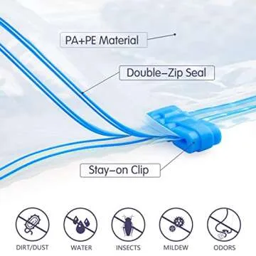 FYY Travel Space Saver Bags - Compression Storage Solution