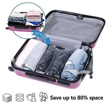 FYY Travel Space Saver Bags - Compression Storage Solution