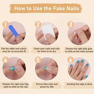 Elegant Pink Swirl Press On Nails - Reusable & Stylish