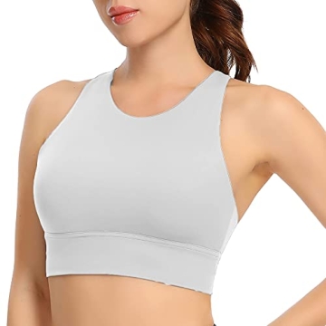 Lemedy Women Strappy Sports Bra Padded Yoga Workout Top