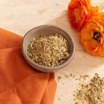 Divya's Detox Tea, Ayurvedic Herbal Tea with Gentle Cleansing Herbs, Helps with Digestion, and More, Caffeine Free, Organic, Non-GMO, Ayurvedic, Loose Leaf Tea