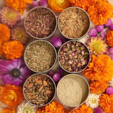 Divya's Detox Tea, Ayurvedic Herbal Tea with Gentle Cleansing Herbs, Helps with Digestion, and More, Caffeine Free, Organic, Non-GMO, Ayurvedic, Loose Leaf Tea