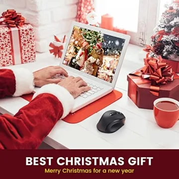 LODVIe Wireless Mouse with 2400 DPI and Ergonomic Design