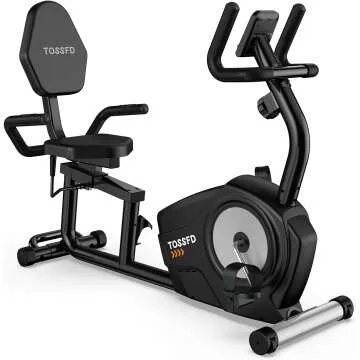 Recumbent Exercise Bike, Recumbent Stationary Bike for Home, Recumbent Bike with 400LB Weight Capaci...