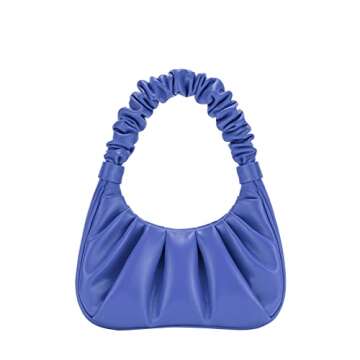 JW PEI Women's Gabbi Ruched Hobo Handbag - Cornflower