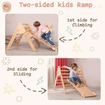 Wooden Montessori Triangle Set for Toddlers Activities