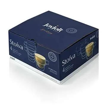 JoyJolt Stoiva Double Wall Insulated Coffee Mugs Set