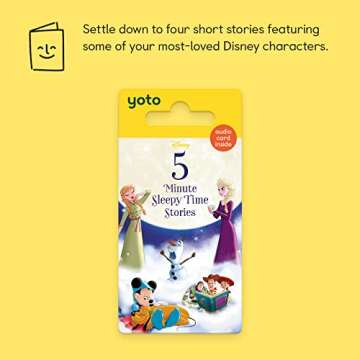 Yoto Disney 5 Minute Sleepy Time Stories – Kids Audio Card for Use with Player & Mini All-in-1 Aud...