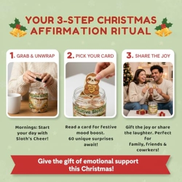 Positive Sloth Jar: 60 Affirmation Cards for Positivity