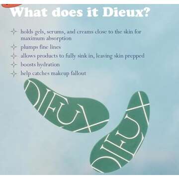 Forever Eye Mask, Reusable Eye Patches, Silicone Under Eye Patches with Lifting Effect to Reduce Wrinkles and Fine Lines