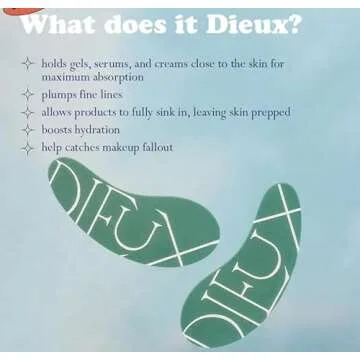 Forever Eye Mask, Reusable Eye Patches, Silicone Under Eye Patches with Lifting Effect to Reduce Wrinkles and Fine Lines