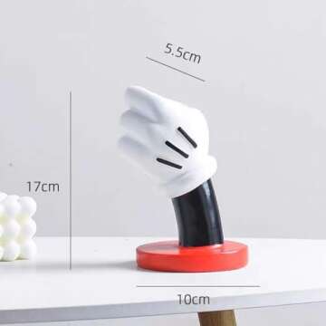 FUEMEILY Cute Mouse Pen Holder for Desk, Cartoon Mouse Vase Makeup Brush Holder, Birthday Party Supp...