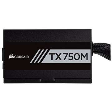 Corsair TX750M 750 Watt Power Supply 80 Plus Gold Certified