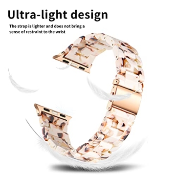 Trendy Waterproof Resin Bands for Apple Watch Available Now