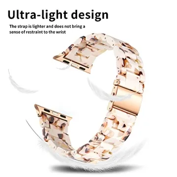 Trendy Waterproof Resin Bands for Apple Watch Available Now