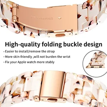 Trendy Waterproof Resin Bands for Apple Watch Available Now