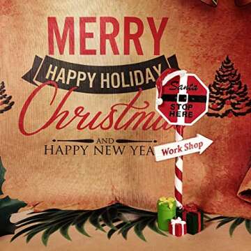 Merry Christmas Cute Decor Figurines for Holiday Cheer