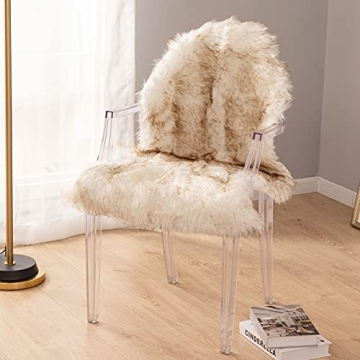 Carvapet Luxury Faux Sheepskin Area Rug - Soft & Stylish