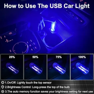 LYCARESUN USB Night Light Bulb - Touch Dimmable Retro Design  