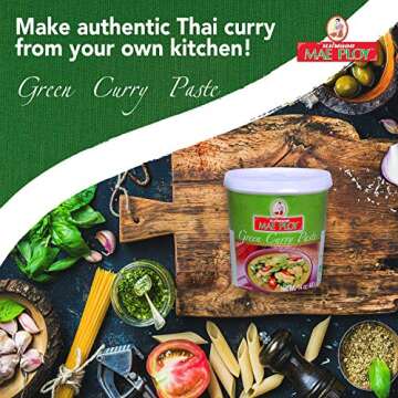 Mae Ploy Green Curry Paste - Authentic Thai Flavor for Home Cooking