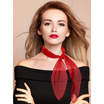 Elegant SATINIOR Chiffon Scarf for Women | Versatile Accessory