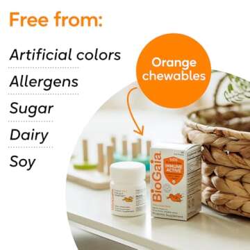 BioGaia Kids Probiotic Chewables for Digestive Health