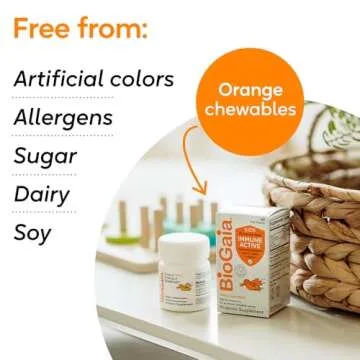 BioGaia Kids Probiotic Chewables for Digestive Health