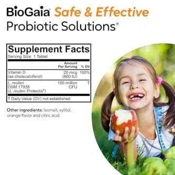 BioGaia Kids Probiotic Chewables for Digestive Health