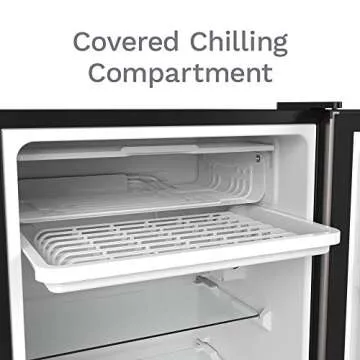 Compact hOmeLabs Mini Fridge - Perfect for Home & Office