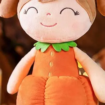 Gloveleya 18 Inch Plush Pumpkin Doll for Kids Gifts
