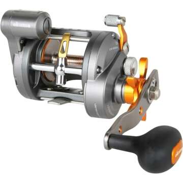 Okuma Fishing Tackle Cold Water Linecounter Trolling Reel CW-203D Silver