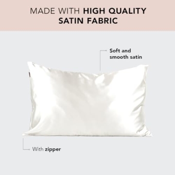 Kitsch Satin Pillowcase with Zipper for Hair & Skin