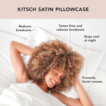 Kitsch Satin Pillowcase with Zipper for Hair & Skin