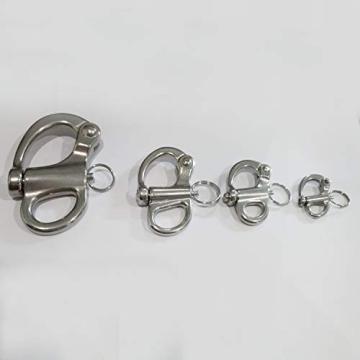 NRC&XRC 316 Stainless Steel Snap Shackle for Boating