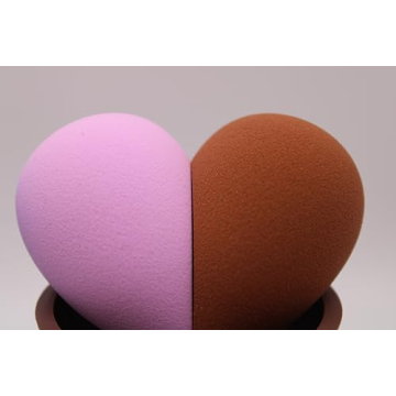 4 Piece Coffee Cup Make Up Sponges, Multi Colored, Beauty Blending Sponge For Airbrush Application