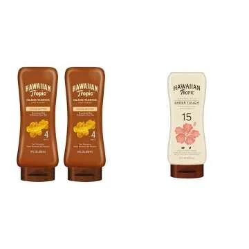 Tanning & Radiance Sunscreen Lotions Twin Pack