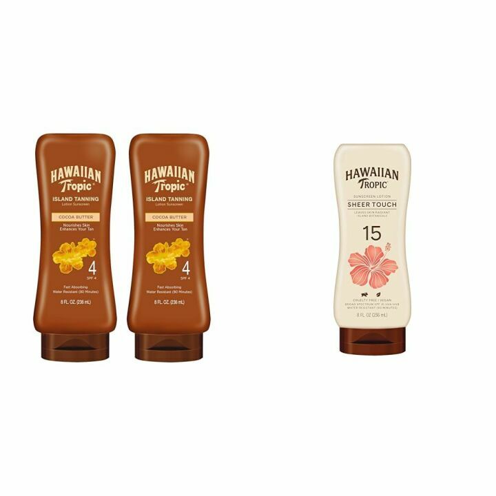 Tanning & Radiance Sunscreen Lotions Twin Pack
