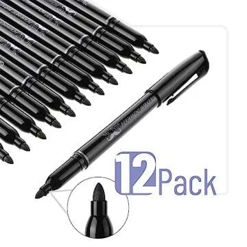 Mr. Pen- Transparent Sticky Notes and Permanent Markers