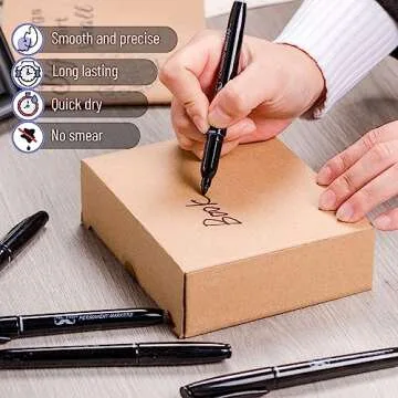 Mr. Pen- Transparent Sticky Notes and Permanent Markers