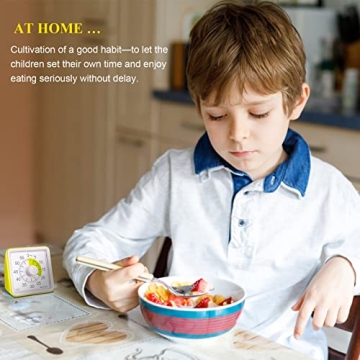 Secura 60-Minute Visual Timer, Classroom Timer, Countdown Timer for Kids and Adults, Time Management Tool for Teaching (Yellow & Yellow)