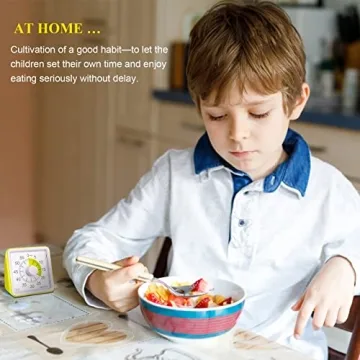 Secura 60-Minute Visual Timer, Classroom Timer, Countdown Timer for Kids and Adults, Time Management Tool for Teaching (Yellow & Yellow)