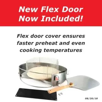 Pizzacraft PizzaQue Deluxe Pizza Oven Kit for Kettle Grills